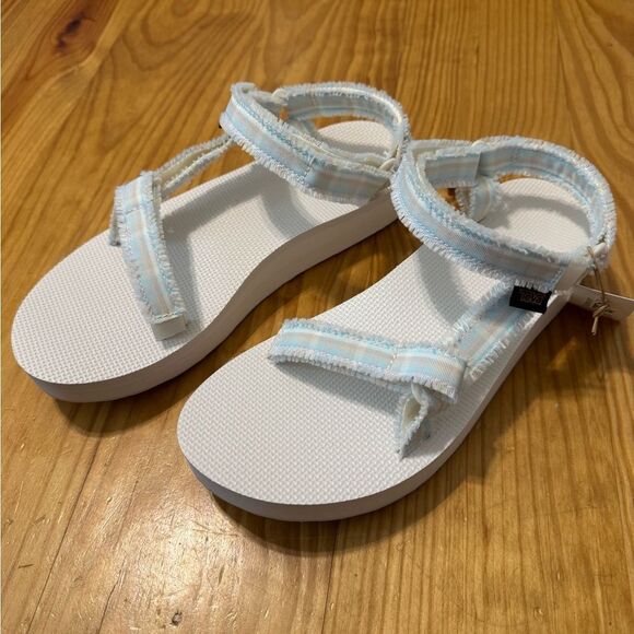 NWB Teva Women's Midform Universal Fray Frazier Light Multi 1118954 Women’s SZ 9 - Picture 5 of 12